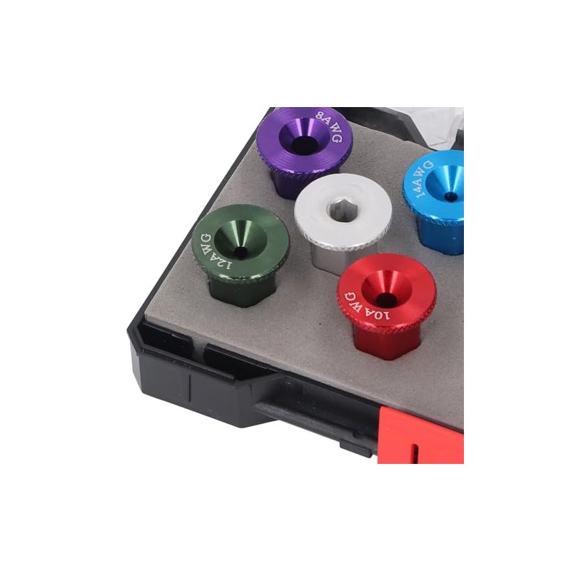 Kit de herramientas para pelar cables con taladro eléctrico |