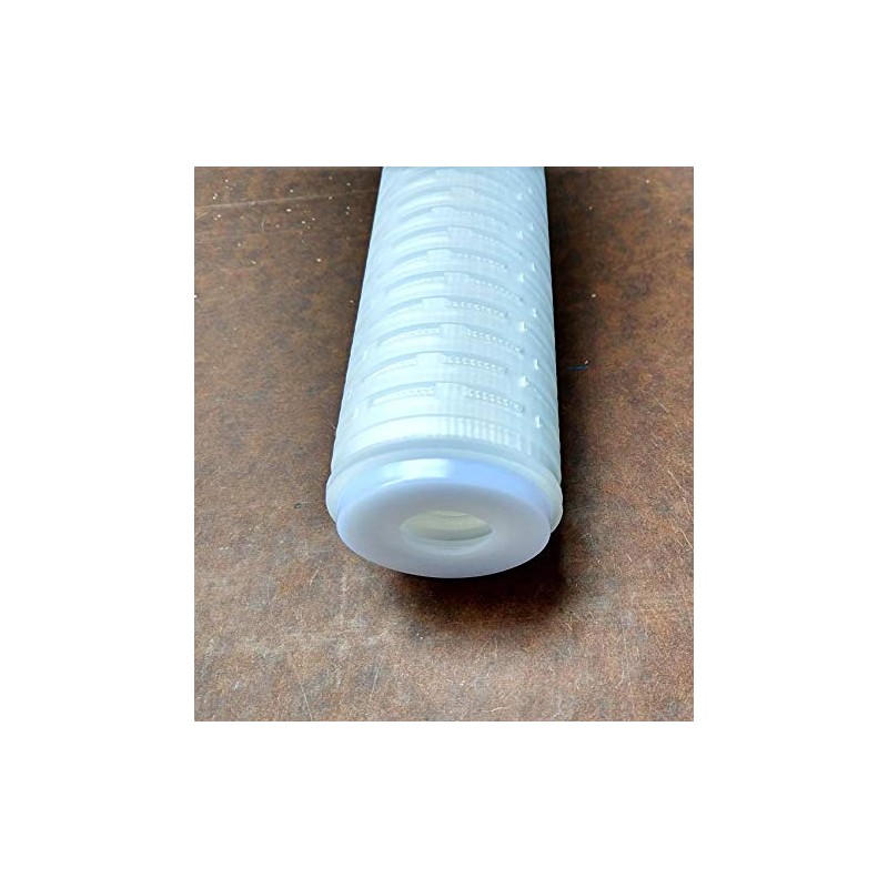 0.2 Micron Filter Cartridge Pleated Polypropylene, 2-5/8" x 9-7/8", Submicron