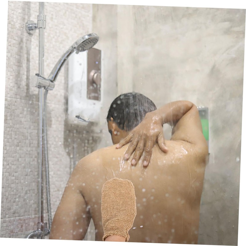 Healeved Back Rub Bath Rub Set Exfoliating Body Scrubber Sisal