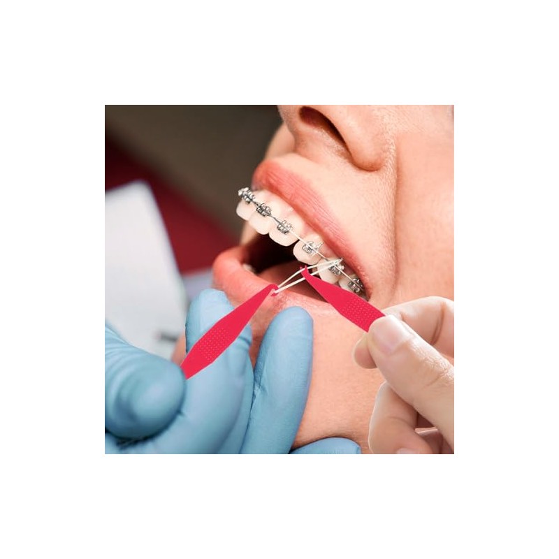 30 bandas elásticas dentales multicolor para tirantes, de plástico, desechables,