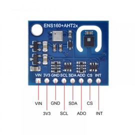 CO2 Temperature Humidity Sensor Module Air Quality Detector, ENS160+AHT21 CO2 Temperature Humidity Sensor Module Air Quality Detector