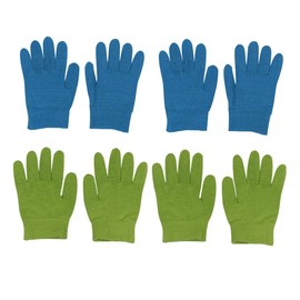 Baluue 4pairs Moisturizing Hand Therapy Gloves Assorted Color Spa Gloves for Dry Protective Hand Care for Overnight Use Skin Smoothness Flexibility