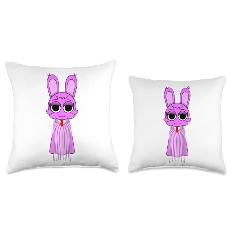 Pinki Sprunky Rejoyed | Simon Funbot Jevin Raddy Throw Pillow