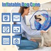 Dog Cone, Inflatable Dog Cone for Small, Medium, and Large