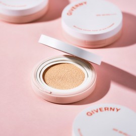 Giverny Close Cover Tone-Up Sun Cushion Pact 12g (SPF 50+, PA++++) / 지베르니 밀착 커버 톤업 선 쿠션 팩트 12g (SPF 50+, PA++++)