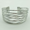 Cuff Bracelet Bangle Bracelet for Women Girls Multi-layer Cross Wire