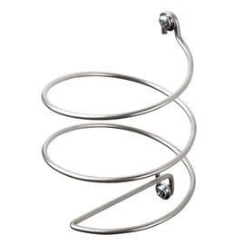 Vardesign Wall Mounted Bottle and Can Industrial Bracket Holder in Polished Stainless Steel 316 Firm and Robust