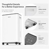 AIRPLUS 2500 Sq.Ft Dehumidifier for Basement, 30 Pints Dehumidifiers for
