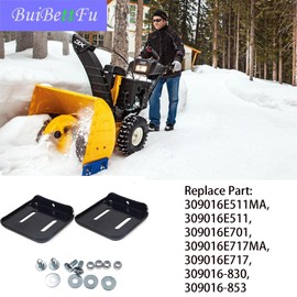 309016E701MA Height Adjuster Skid Shoes for Murray Crafts-Man Sears Snowblower with Hardware (2/Pack)