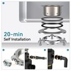 CHOOBA Garbage Disposal 3/4 HP, Food Waste Disposal Continuous Feed,