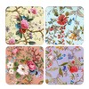 The Leonardo Collection William Kilburn Coasters Set of 4 | Coasters Set For All Modern Kitchen & Offices | Designed By William Kilburn | Coasters For All Types of Cups & Mugs