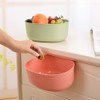 Wankd 2 x collection tray for kitchen waste for hanging,