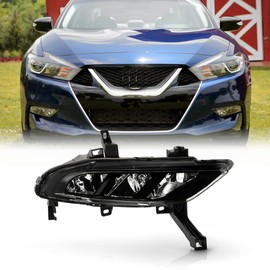 ACANII - For 2016 2017 2018 Nissan Maxima Bumper Fog Light Driving Lamp w/Bulb Replacement Right Passenger Side