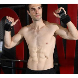 TOPMAD Heavy Duty Gym Hooks for Weight Lifting – Wrist Support Straps for Deadlifts, Pull-Ups, Powerlifting – Padded Neoprene Grip – Men & Women – Gym Accessories