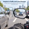 Wide-Angle Blind Spot Mirror for Car & Motorcycle – 360°