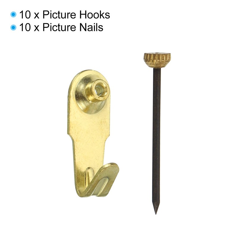 PATIKIL 20 Lbs Picture Hanging Hardware Set of 10 Photo