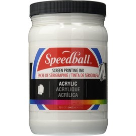 Speedball Acrylic Screen Printing Ink, 32-Ounce, White