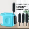 9PCS Identity Theft Protection Roller Stamp Ink,Identity Theft Stamp Refill,Identity
