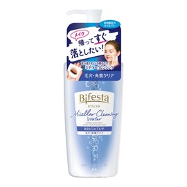 Bifesta Micellar Cleansing Water, Brightening, Wiping Type, Pores & Exfoliation, Clear, Lotion, Oil Free, Unscented, 13.5 fl oz (400 ml) (x 1)