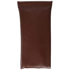 Tccase G-7-1 Glasses Case, Brown, Soft, Spring Base, Made in Japan, Single Mouth, Insert Type