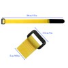 KILIGEN Strong Cable Ties Velcro Storage Bands, Zip Tie, Velcro