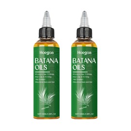 Batana Oil for Hair Growth - 100% Pure & Natural for Thicker, Stronger Hair Nourishes Protects Hair with Palm oil - 3.38 FL OZ (2PCS)