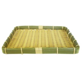 Basket Hamper, Resin Round Colander Sieve 笊 Corners Dishwasher Safe (about 30 × 30 × 3 cm) 91 – 055E