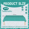 2pcs Teal Blue Shiny Glitter Diamond Table Cloth Party,137*274cm Large