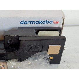 DORMAKaba Dorma Bottom Pivot Door Patch Fitting for Glass Doors - PT10 109-Black