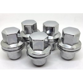 White Knight 2006-2017 20 Lug Nuts Land Range Rover 14x1.5 OEM Factory Replacement Chrome