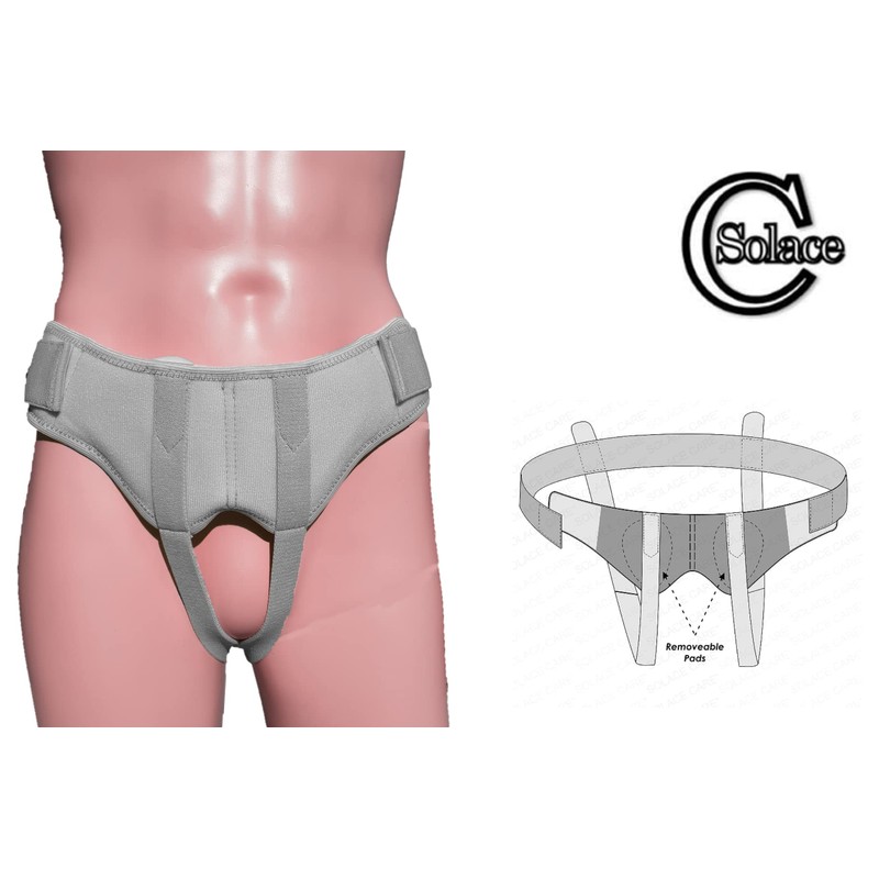 Professionally Designed Adjustable Hernia Belt Support Compression Truss Brace Reducible