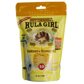 Hula Girl Original Buttermilk Pancake and Waffle Mix, 168 Gram