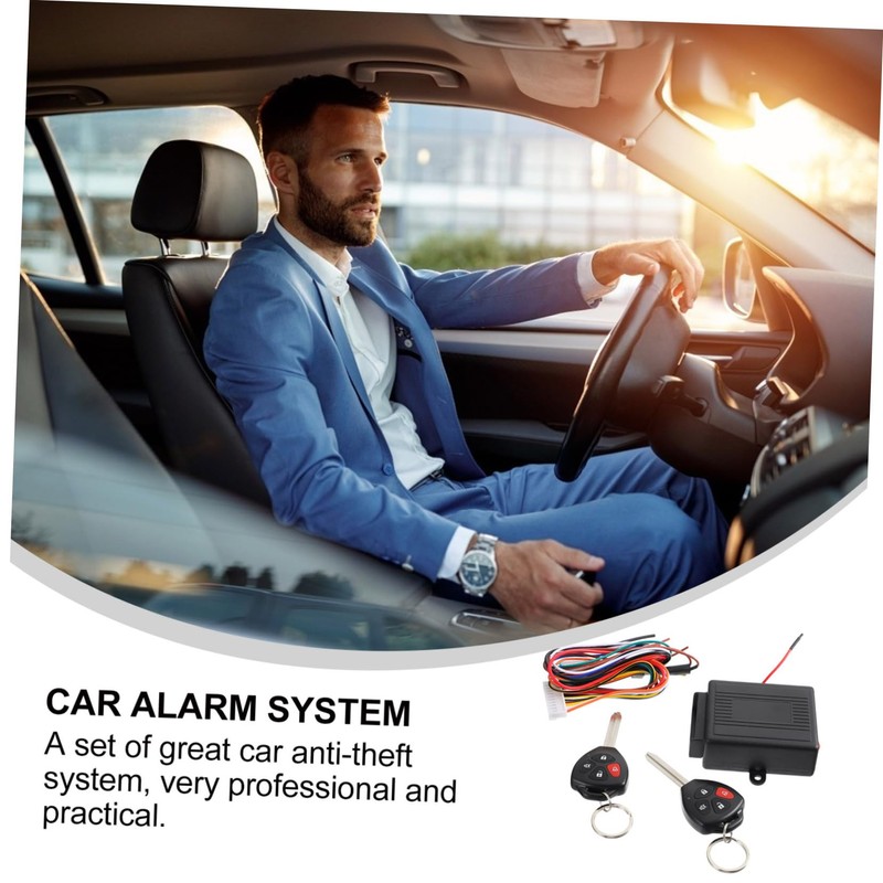 BIUDECO Car Security System 12v Remote Control Lock Theft Alarm