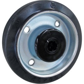 TRUSCO(トラスコ) TYSシリーズ 車輪のみ ゴム 100Φ TYSW-100