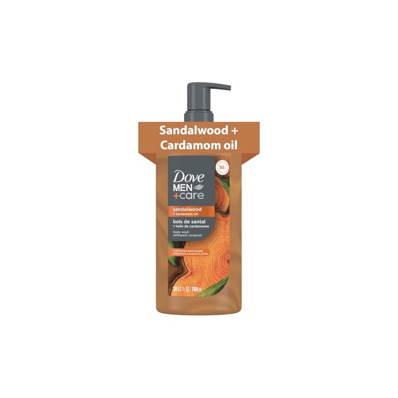 Gel de Ducha Dove Men+Care Sándalo y Cardamomo, 768.91 ml