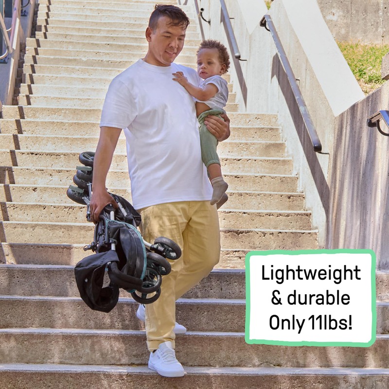 Ingenuity 3D Mini Convenience Stroller – Lightweight Stroller with Compact