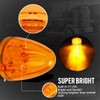 Partsam 5PCS 17LED Amber Cab Marker Top Roof Running Light