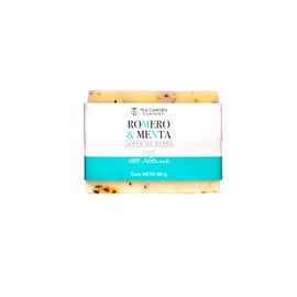 Tea Garden Company Jabón de Barra Romero  Menta 100 Natural 150 Gr                                                                                    