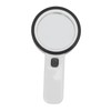 30X Handheld Large Magnifying Glass UV Banknote Inspection Magnifying Glass