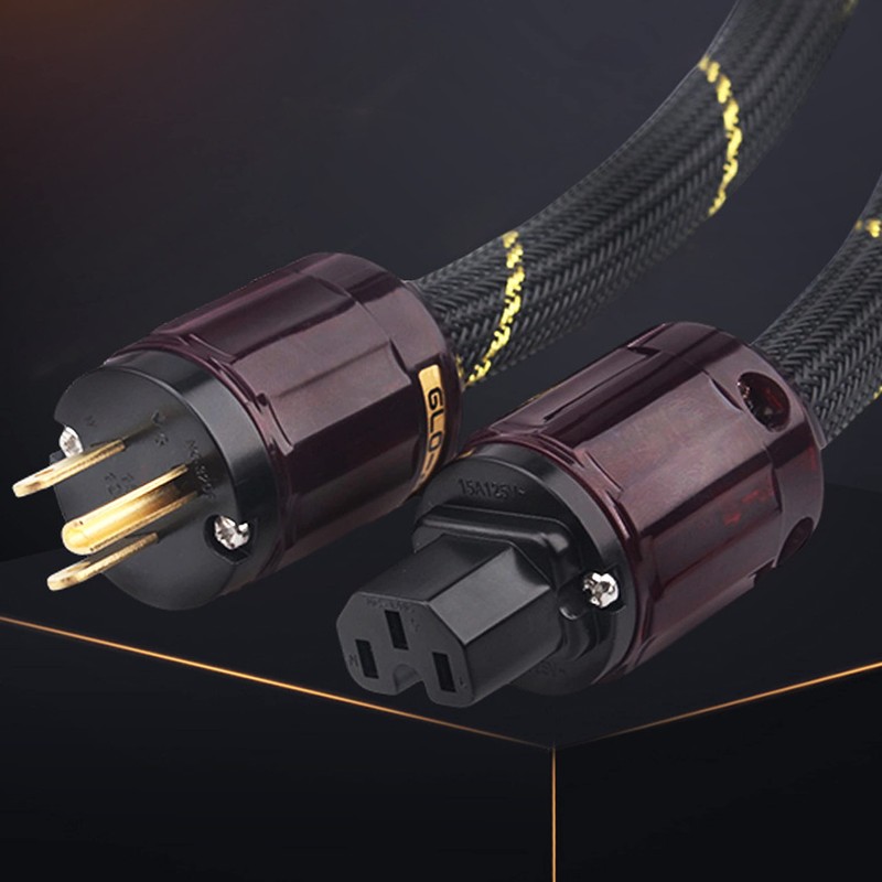 Tenlysound HiFi Power Cable, AC Audiophile Power Cord, 17MM Sturdy