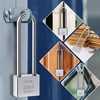 Lengthened Padlock with 3 Keys, 40mm Long Shackle Padlock High