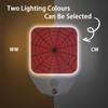 Spiders Web Red Plug-in Led Night Light,Adjustable Brightness Warm White