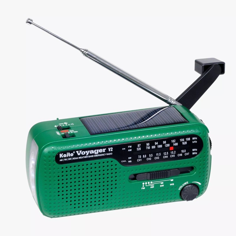 Kaito Voyager V2 AM FM Shortwave Weather Emergency Radio with