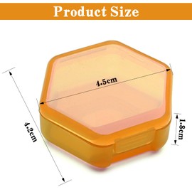 3PCS Small Pill Organiser,Small Pill Box,BPA Free Pill Case to Hold Vitamins,Daily Pill Box Portable,Moistureproof Daily Pill Box Organiser for Travel Pill Case,Supplements and Medication(3 Color)
