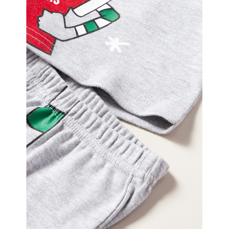 Chicco, Gift Box: Boys Long Christmas Pyjamas, Grey and red