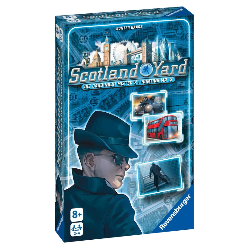 Ravensburger 22451 Scotland Yard, Gift Game for 2-4 Players, Strategy