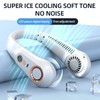 Portable Bladeless Neck Fan for Hands-Free Cooling – 5-Speed USB