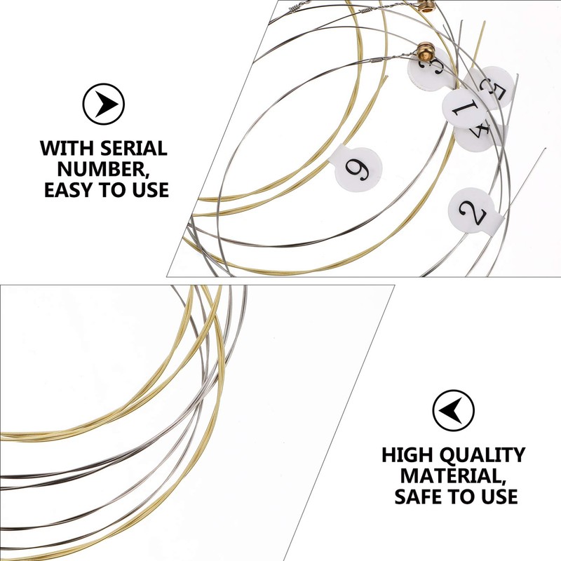 7pcs Lyre Harp String Replacement Metal String Musical Instrument Accessories