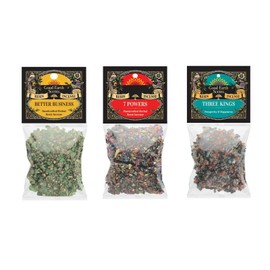 Soul Sticks Resin Incense Blend 3 Packs 1 Ounce Resin Incense Set Natural Granular Resin - Success Blend