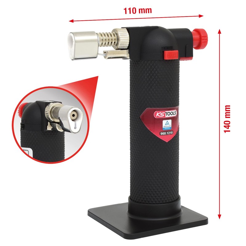 KS Tools 960.1200 Small soldering torch, 140mm
